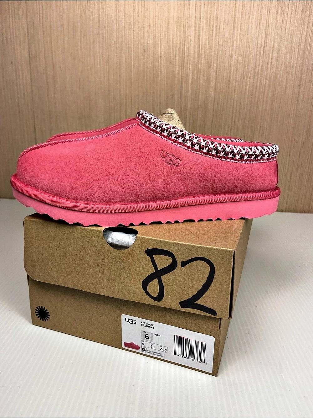 UGG Tasman II Pink Bloom Youth 6 / Women’s 7.5 New in Box